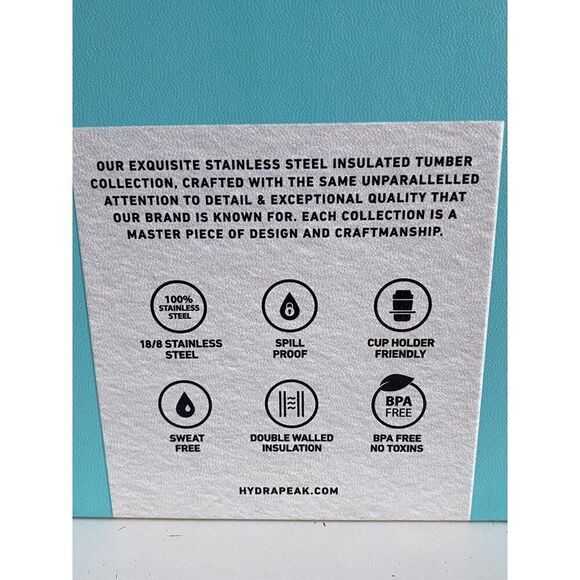 Hydrapeak LIMITED EDITION Voyager 40 oz Insulated Tumbler BLING Heart Bows NEW - Picture 9 of 13